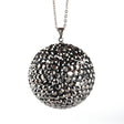 Car Diamond Crystal Ball Rearview Mirror Decoration Pendant(Shiny Black) - free shipping - PMC TechLife - Order now!