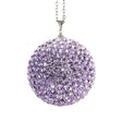 Car Diamond Crystal Ball Rearview Mirror Decoration Pendant(Violet) - Ornaments by PMC TechLife | Online Shopping South Africa | PMC TechLife | Buy Now Pay Later Mobicred