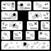 for Macbook Air 13.3 inch 5pcs Laptop Keyboard PVC Sticker(Astronaut)