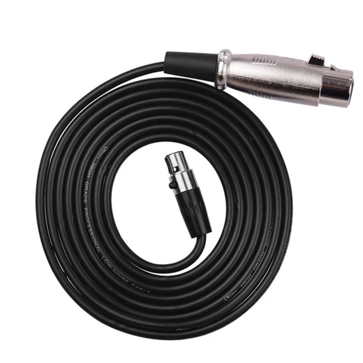 Xlrmini Caron Female To Mini Female Balancing Cable For 48V Sound Card Microphone Audio Cable, Length: 5m