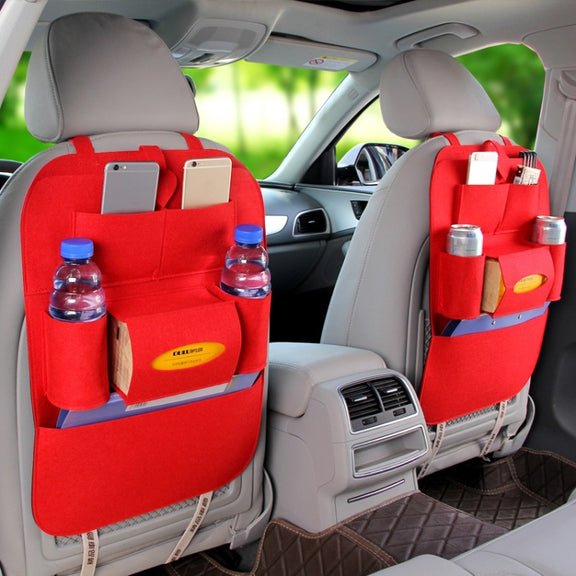 Car Multifunctional Seat Back Storage Hanging Bag, Size: 40x56cm(Dark Gray)
