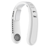 F63 Semiconductor Cooling Hanging Neck Fan USB Silent Outdoor Mini Fan(White)