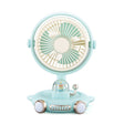 Household Cute Pet Fan USB Desktop Night Light Fan(Blue) - Electric Fans by PMC TechLife | Online Shopping South Africa | PMC TechLife | Buy Now Pay Later Mobicred