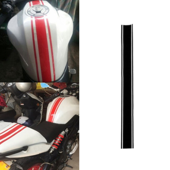 50cm DIY Fuel Tank Cover Reflective Sticker for Car and Motorcycle(Black)