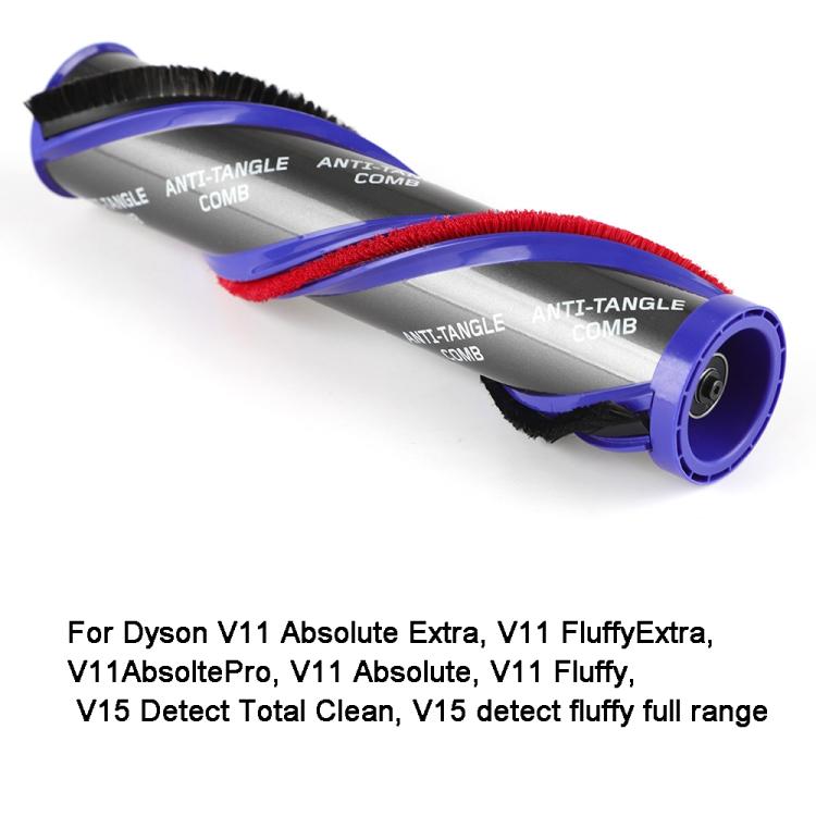 For Dyson V11 V15 Vacuum Cleaner Anti-winding Suction Head Brush Bar Roller(Gold)