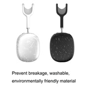 T2 For Apple AirPods Max 1pair Bluetooth Headset Anti-Fall Silicone Protective Case(Black)