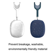 T2 For Apple AirPods Max 1pair Bluetooth Headset Anti-Fall Silicone Protective Case(Blue)