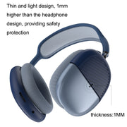 T2 For Apple AirPods Max 1pair Bluetooth Headset Anti-Fall Silicone Protective Case(Blue)