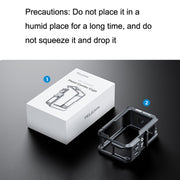 For DJI Osmo Action 3 TELESIN OA-FMS-004 Motion Camera Metal Rabbit Cage Protection Frame(Grey)