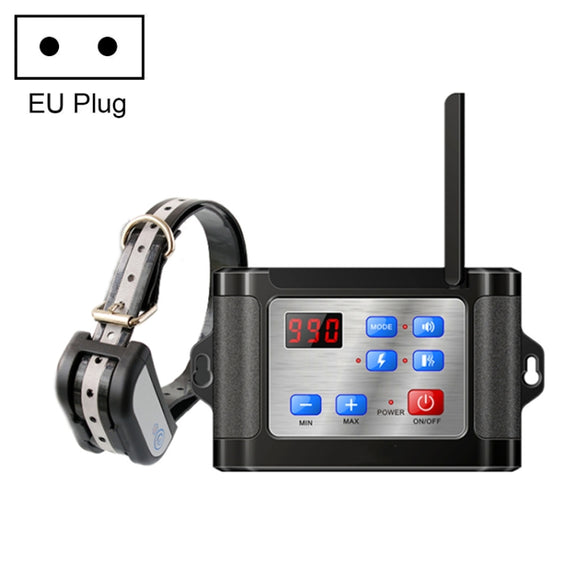 Outdoor Wireless Electronic Pet Fence Night Reflective Collar, Specification: One for One(EU Plug)
