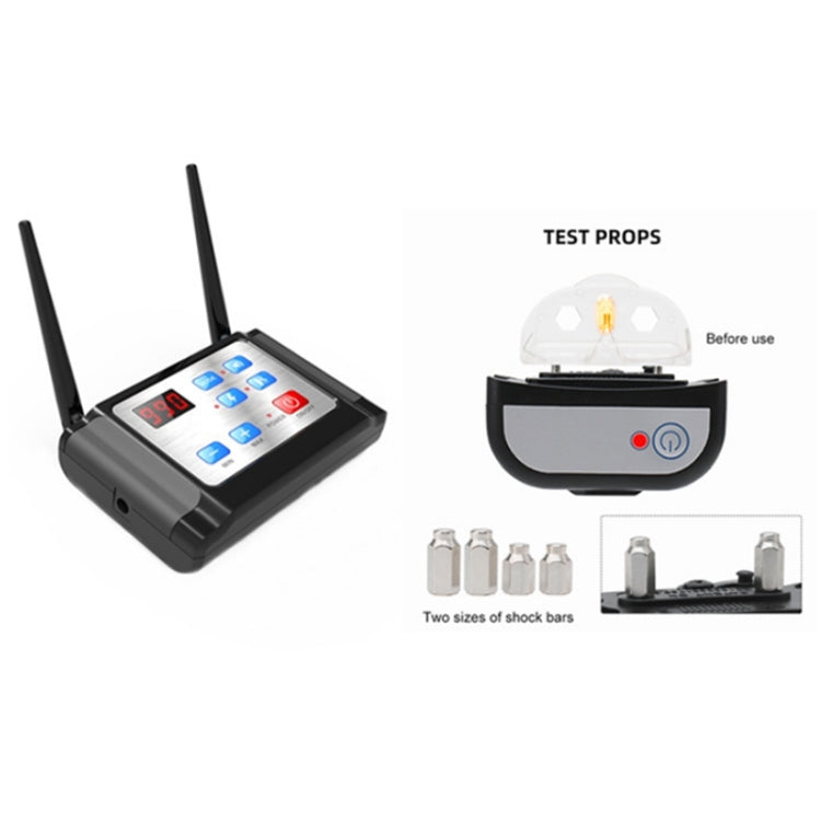 Outdoor Wireless Electronic Pet Fence Night Reflective Collar, Specification: One for One(EU Plug)