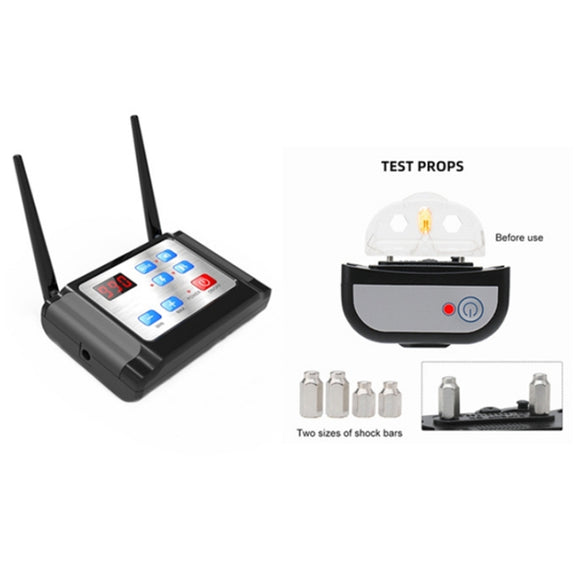 Outdoor Wireless Electronic Pet Fence Night Reflective Collar, Specification: One for One(EU Plug)
