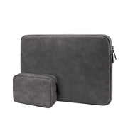 ND12 Lambskin Laptop Lightweight Water-resistant Sleeve Bag, Size: 13.3 inches(Deep Gray with Bag)