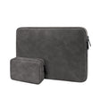 ND12 Lambskin Laptop Lightweight Waterproof Sleeve Bag, Size: 14.1-15.4 inches(Deep Gray with Bag) - 14.1 inch by PMC TechLife | Online Shopping South Africa | PMC TechLife | Buy Now Pay Later Mobicred