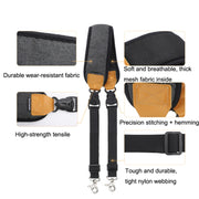 For DJI RS3 Mini Sunnylife RO-GS560 Lanyard Handheld Gimbal Double Buckle Comfortable Shoulder Strap Accessories(Black)