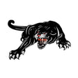 2pcs Colorful Black Panther Car Hood Door Reflective Sticker(Head Towards The Left) - Decorative Sticker by PMC TechLife | Online Shopping South Africa | PMC TechLife | Buy Now Pay Later Mobicred