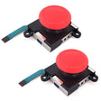 For Nintendo Switch 2pcs Game Console 3D Left Right Interoperability Rocker Remote Sensing Joystick(Red) - Switch Spare Parts by PMC TechLife | Online Shopping South Africa | PMC TechLife