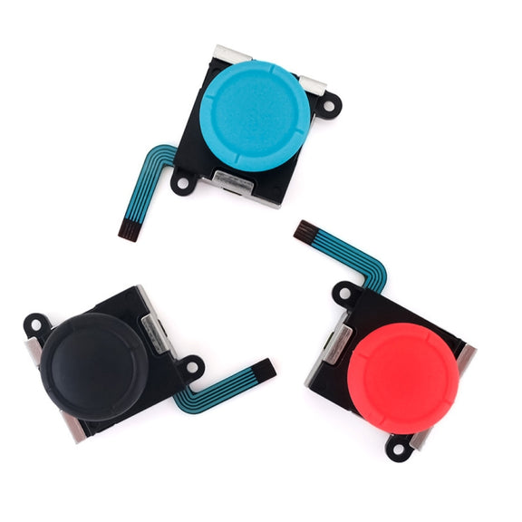 For Nintendo Switch 2pcs Game Console 3D Left Right Interoperability Rocker Remote Sensing Joystick(Red)