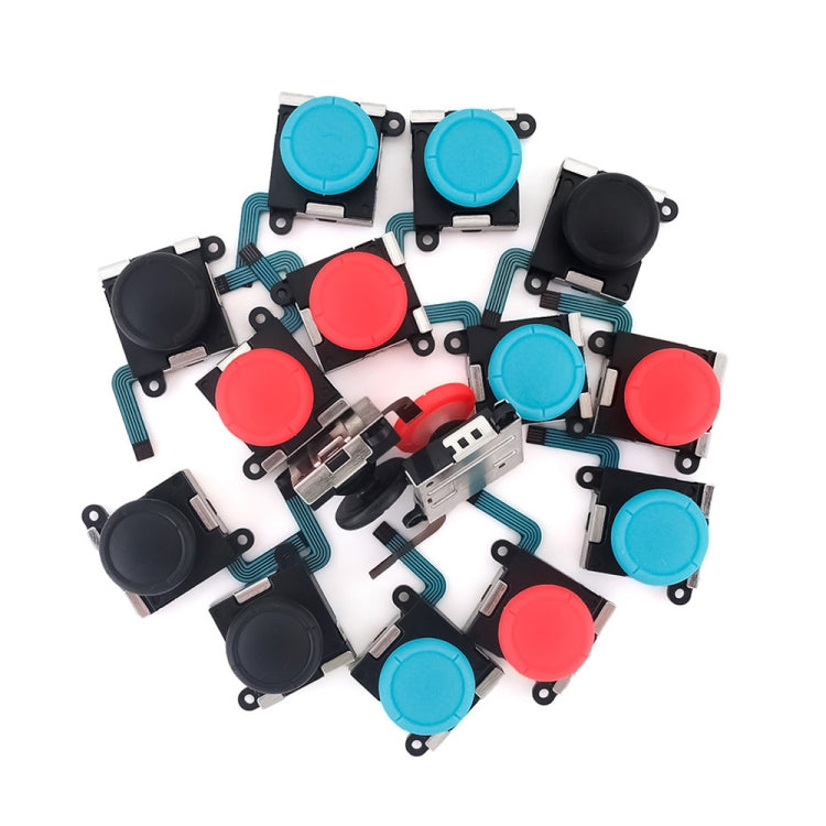 For Nintendo Switch 2pcs Game Console 3D Left Right Interoperability Rocker Remote Sensing Joystick(Red)