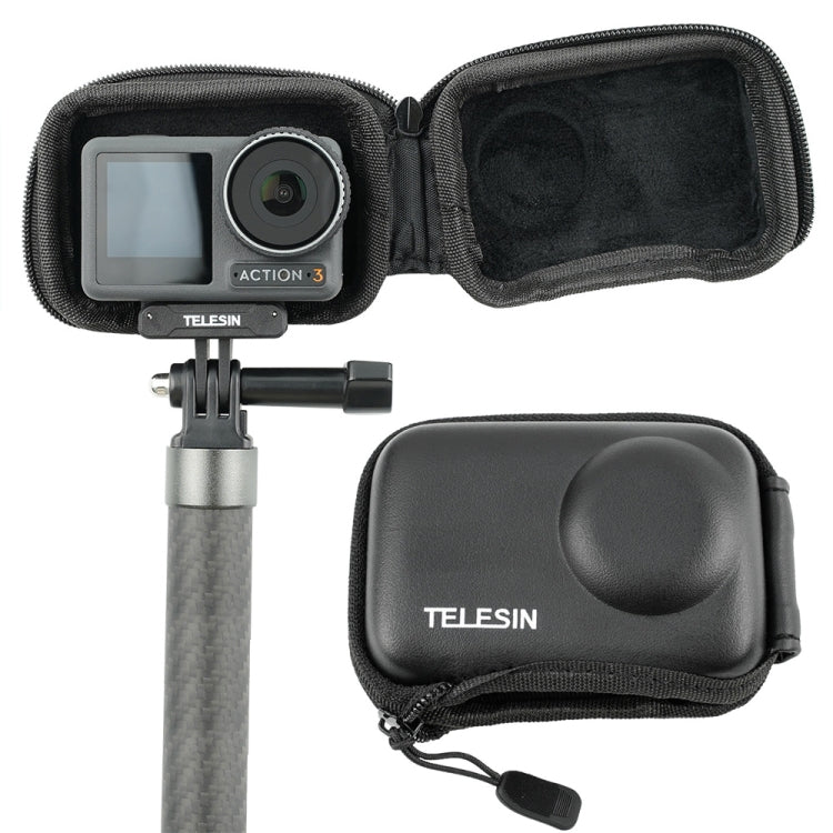 For DJI Osmo Action 3 TELESIN OA-BAG-002 Body Protective Bag Mini Storage Package Camera Accessories(Black)
