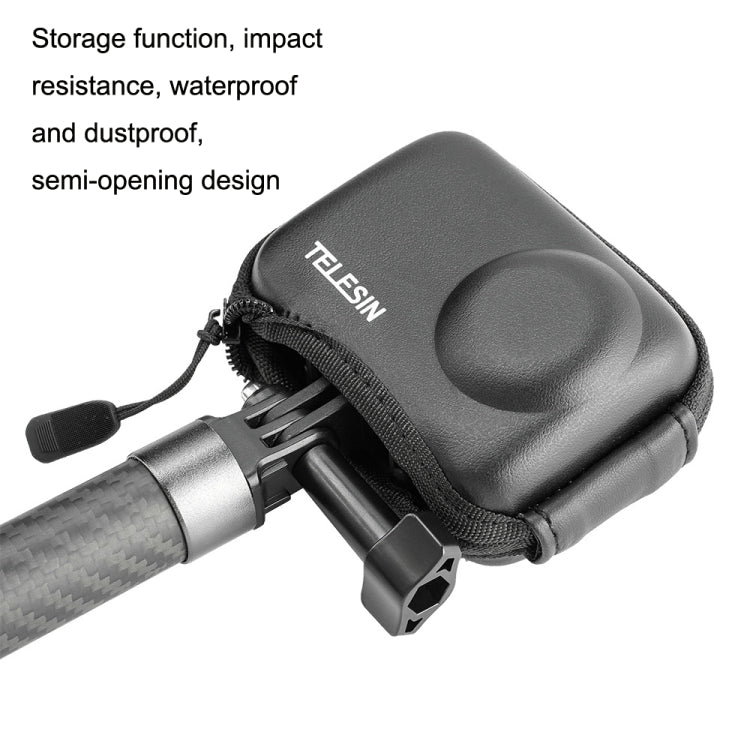 For DJI Osmo Action 3 TELESIN OA-BAG-002 Body Protective Bag Mini Storage Package Camera Accessories(Black)