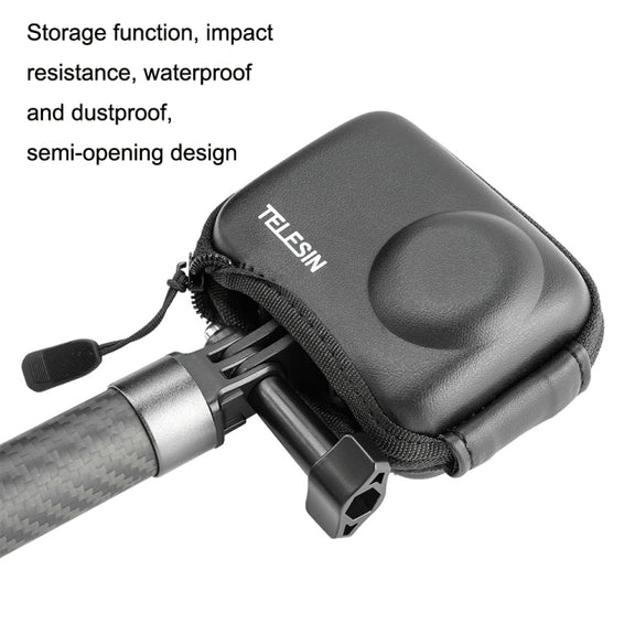 For DJI Osmo Action 3 TELESIN OA-BAG-002 Body Protective Bag Mini Storage Package Camera Accessories(Black)