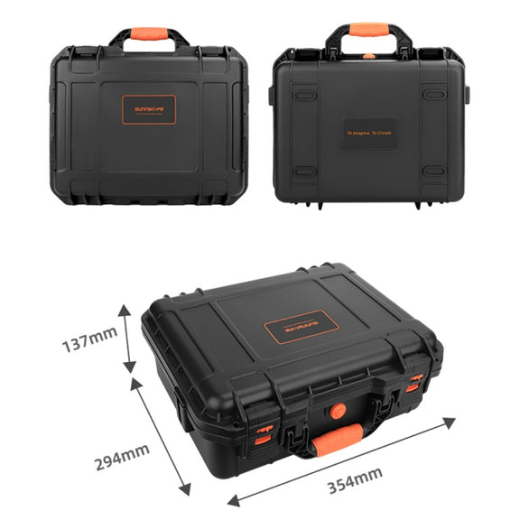For DJI RS3 Mini Sunnylife AQX-7 Water-resistant Safety Box Storage Bag(Black)