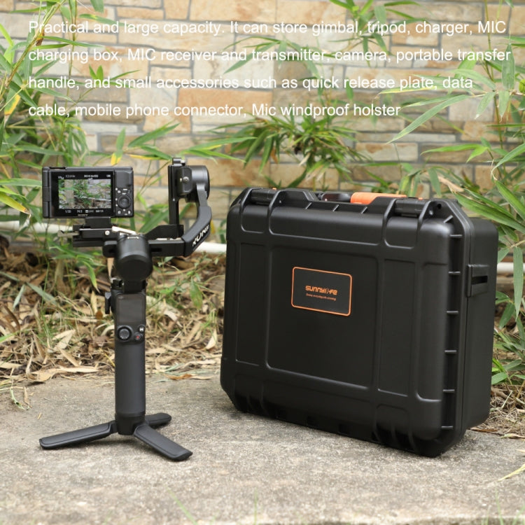 For DJI RS3 Mini Sunnylife AQX-7 Water-resistant Safety Box Storage Bag(Black)