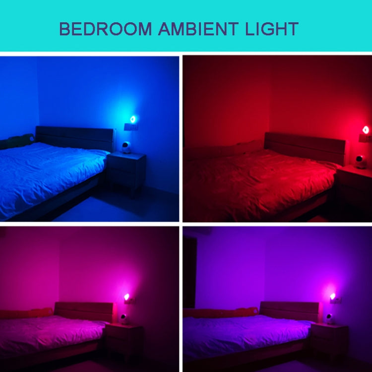 MS-201 USB Magic Ball Star Projection Light Vehicle Car Atmosphere Light Support APP Control(Round)