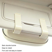 Multifunctional Car Glasses Box Car Sunshine Board Tickets Glasses Clamp(Black)