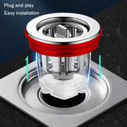 Bathroom Floor Drainage Deodorizer Seal Cover Inner Core Toilet Universal Anti-bug Tube