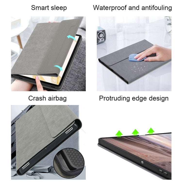 For Samsung S8 Ultra 14.6 inch Adjustable Tablet Water-resistant Anti-drop Protective Cover(Black+Power Bag)