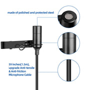 Q6 1 Drag 1 Wireless Lavalier USB Computer Recording Microphone Live Phone SLR Lavalier Microphone