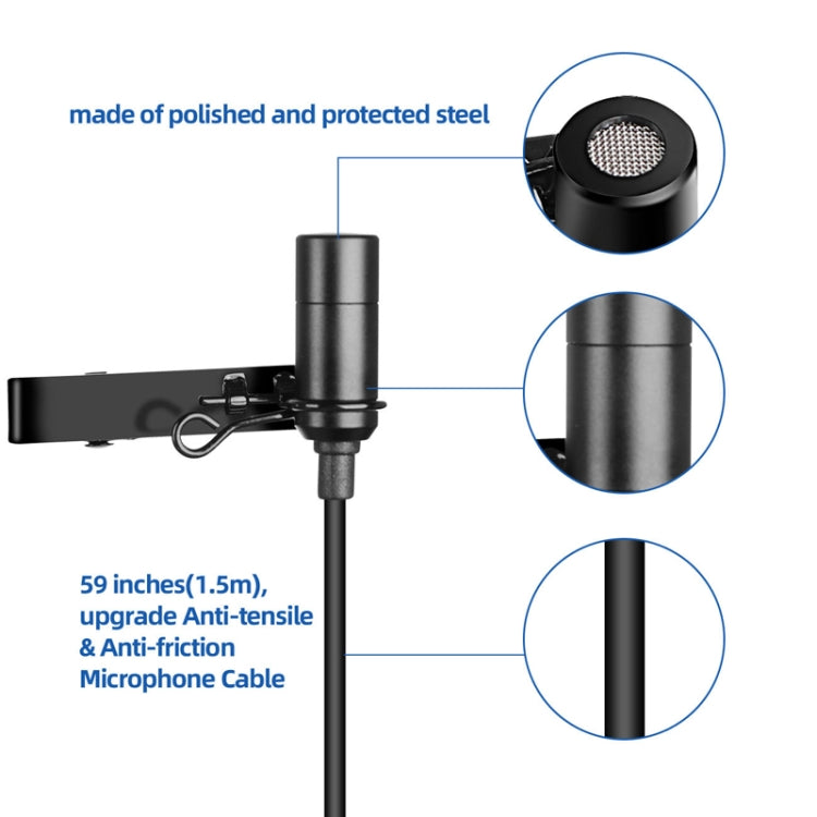Q6 1 Drag 1 Wireless Lavalier USB Computer Recording Microphone Live Phone SLR Lavalier Microphone