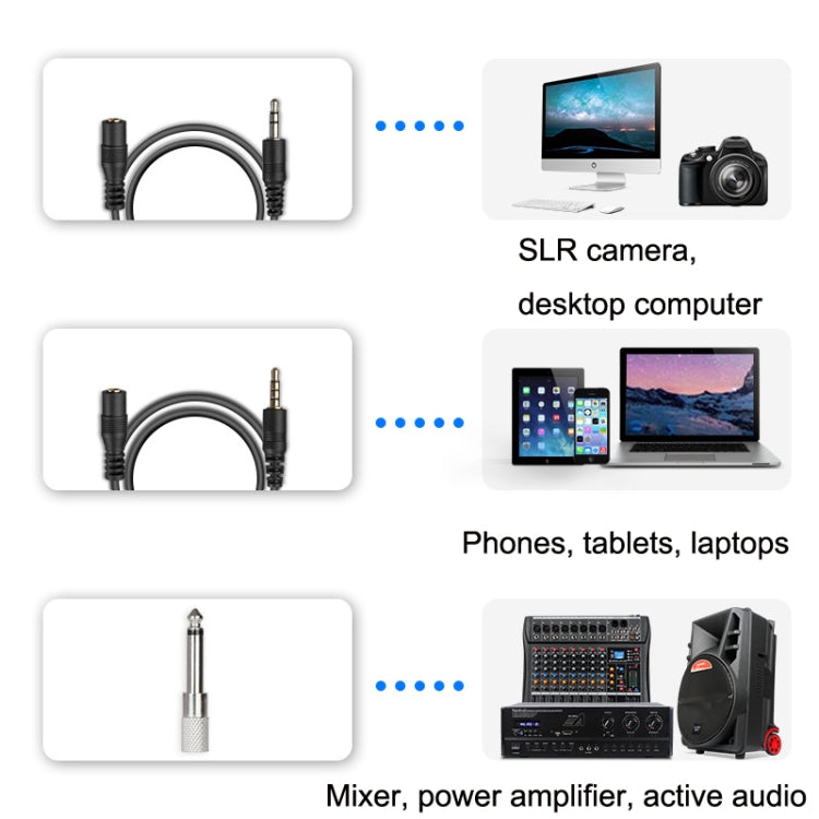 Q6 1 Drag 1 Wireless Lavalier USB Computer Recording Microphone Live Phone SLR Lavalier Microphone