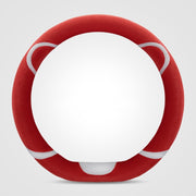 Car Steering Wheel Cartoon Short Fluff Handle Cover, Size: 38cm(Red D Shape)