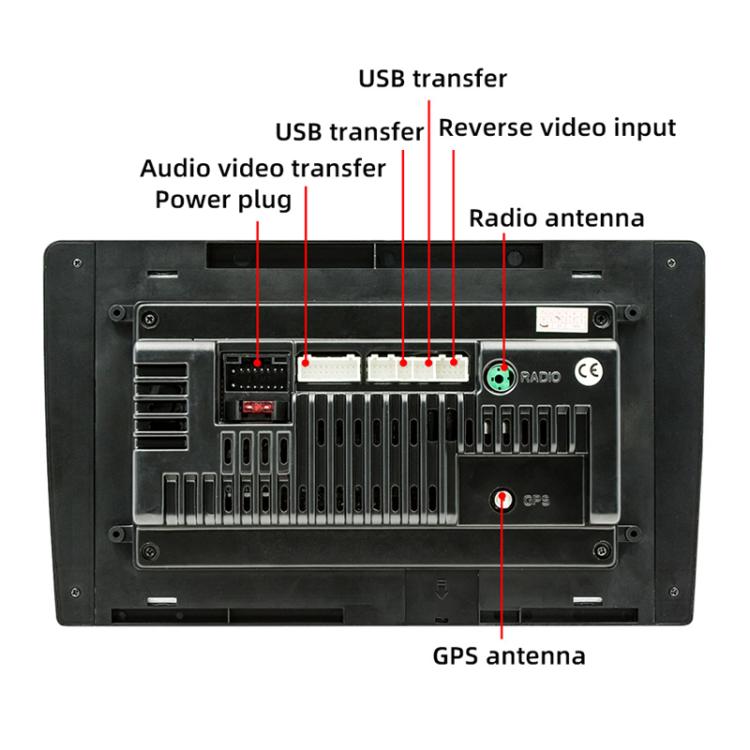 9 Inch Bluetooth FM Radio Car MP5 Android Navigation Machine, Memory: 2+64G