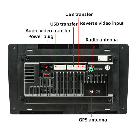 9 Inch Bluetooth FM Radio Car MP5 Android Navigation Machine, Memory: 2+64G