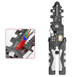 25 In 1 Electrician Multipurpose Wire Stripper(Black) - Pliers by PMC TechLife | Online Shopping South Africa | PMC TechLife | Buy Now Pay Later Mobicred