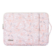 G4-89  PU Laptop Case Tablet Sleeve Bag with Telescoping Handle, Size: 15 Inch(Light Pink)
