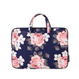 H40-B01 White Rose Pattern Laptop Case Bag Computer Liner Bag With Handle, Size: 14 Inch(Blue) - 14.1 inch by PMC TechLife | Online Shopping South Africa | PMC TechLife | Buy Now Pay Later Mobicred