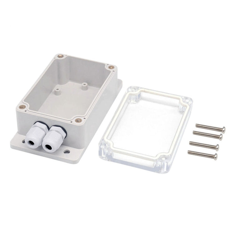 2pcs Switch Modified Part IP66 Water-resistant Shell Transparent Upper Hole PG7+Wiring Port