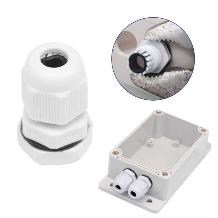 2pcs Switch Modified Part IP66 Water-resistant Shell Transparent Upper Hole PG7+Wiring Port