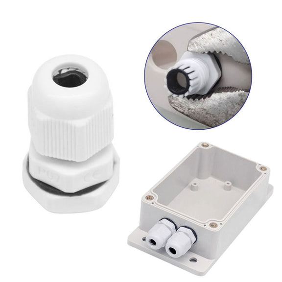 2pcs Switch Modified Part IP66 Water-resistant Shell Transparent Upper Hole PG7+Wiring Port
