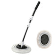 Soft Hair Curved Rod Car Wash Long Handle Telescopic Mop, Color: Black White Replacement Head - Car washing supplies by PMC TechLife | Online Shopping South Africa | PMC TechLife | Buy Now Pay Later Mobicred