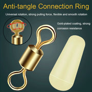 2pcs Outdoor Fishing Anti-tangle Spotted Invisible Line Set with Scale, Size: 3.6m(4.0)