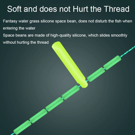 2pcs Outdoor Fishing Anti-tangle Spotted Invisible Line Set with Scale, Size: 5.4m(1.2)