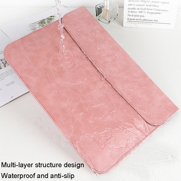 A20 Laptop Bag Magnetic Suction Slim Tablet Case Inner Bag, Size: 13 inch(Pink)
