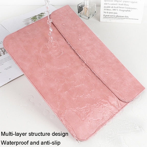 A20 Laptop Bag Magnetic Suction Slim Tablet Case Inner Bag, Size: 15.4/16 inch(Royal Blue)