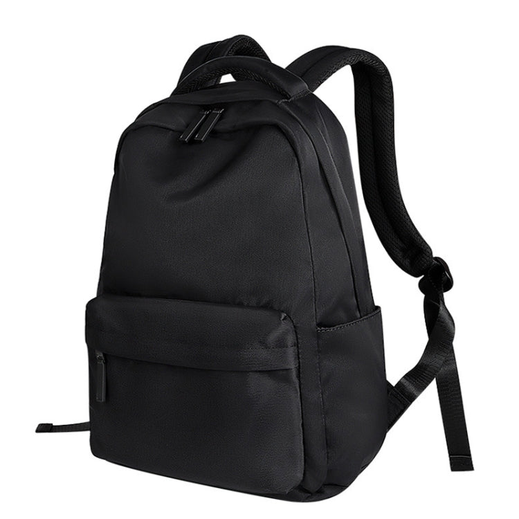 SJ13 13-15.4 inch Large-capacity Water-resistant Wear-resistant Laptop Backpack(Black)